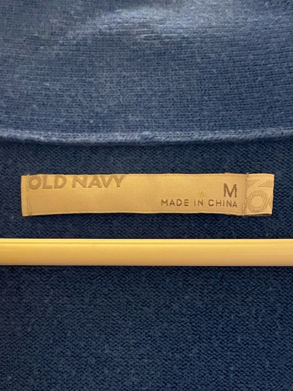 Old Navy Dark Blue Cardigan Sweater Cotton Office Beach Casual Light Cover Up - Picture 5 of 13